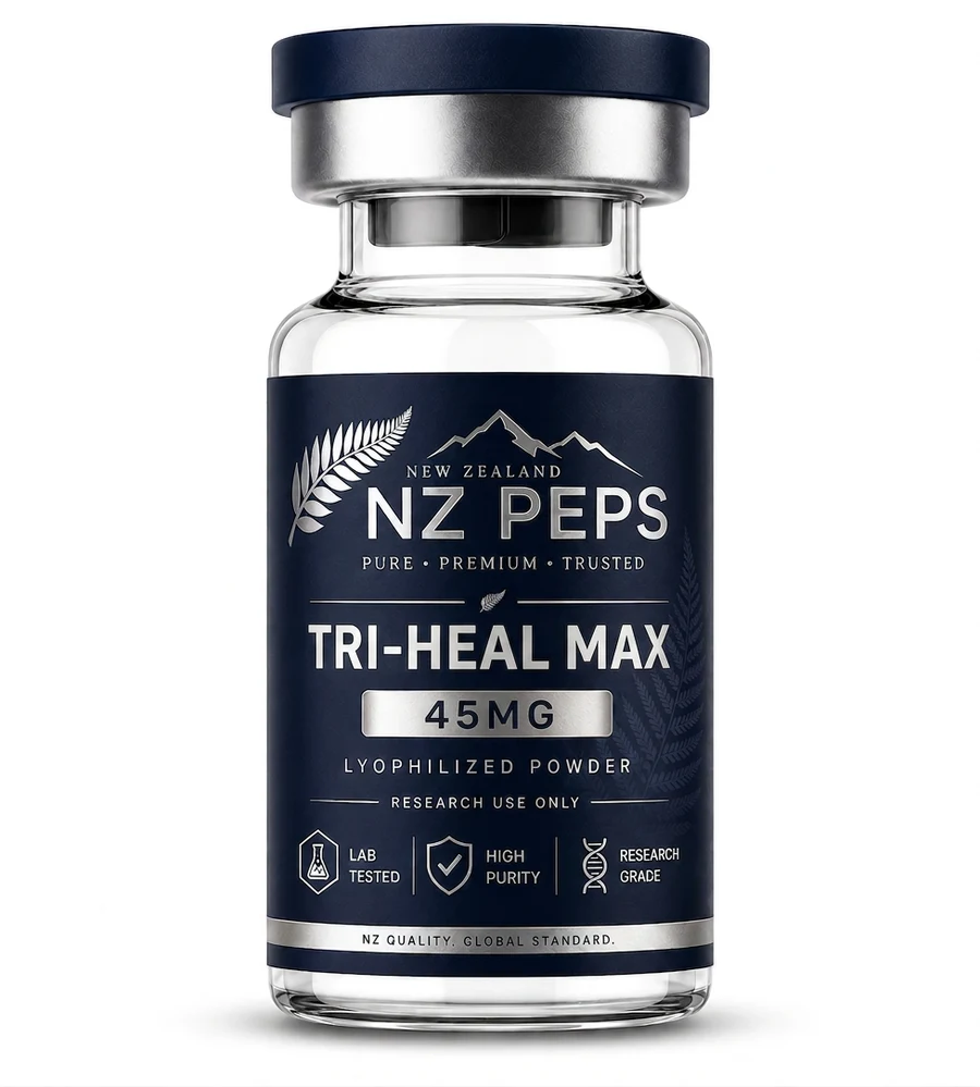 Tri-Heal Max 45mg — research peptide, NZ Peps New Zealand