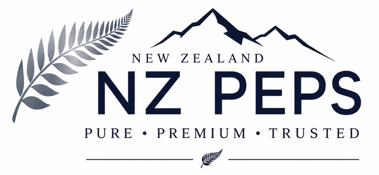 NZ Peps logo — New Zealand research peptide supplier